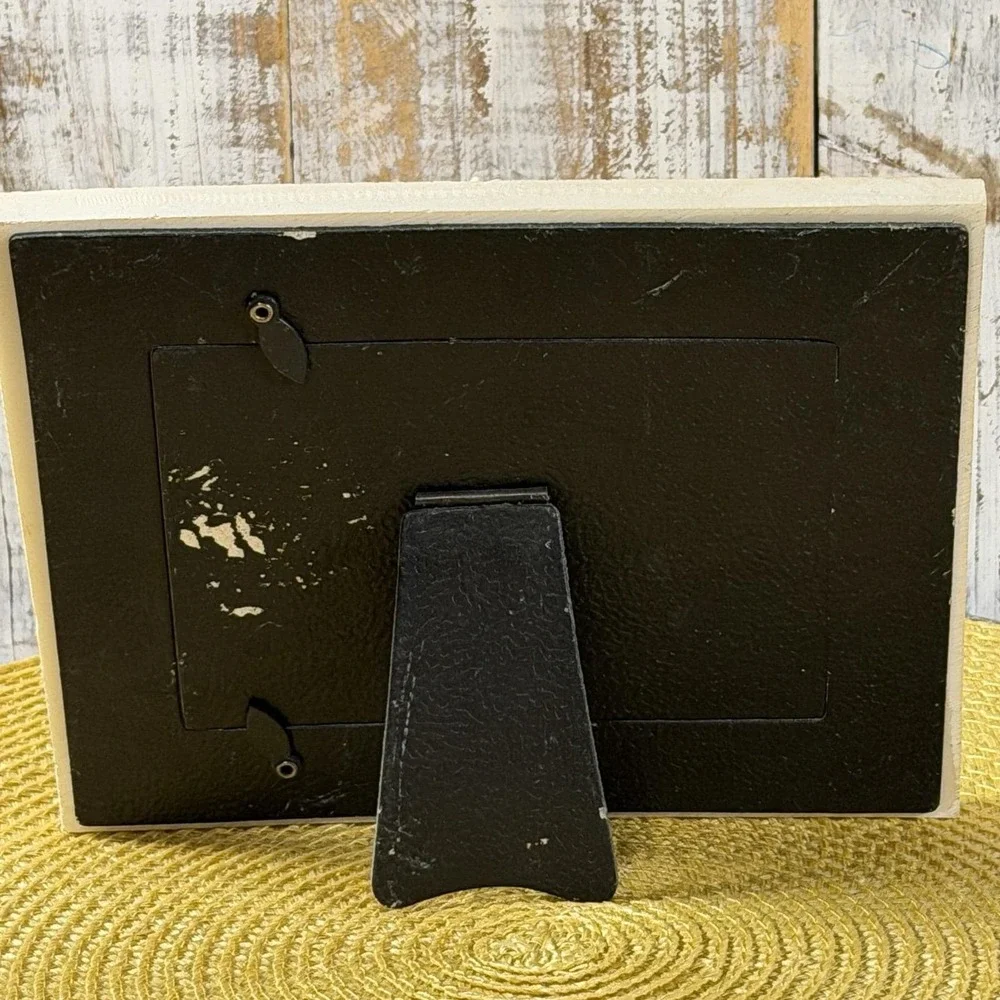 Vintage 3D Photo Frame Baby Nursery Bear Duck Teapot Clothes 4*6 Picture 1980's